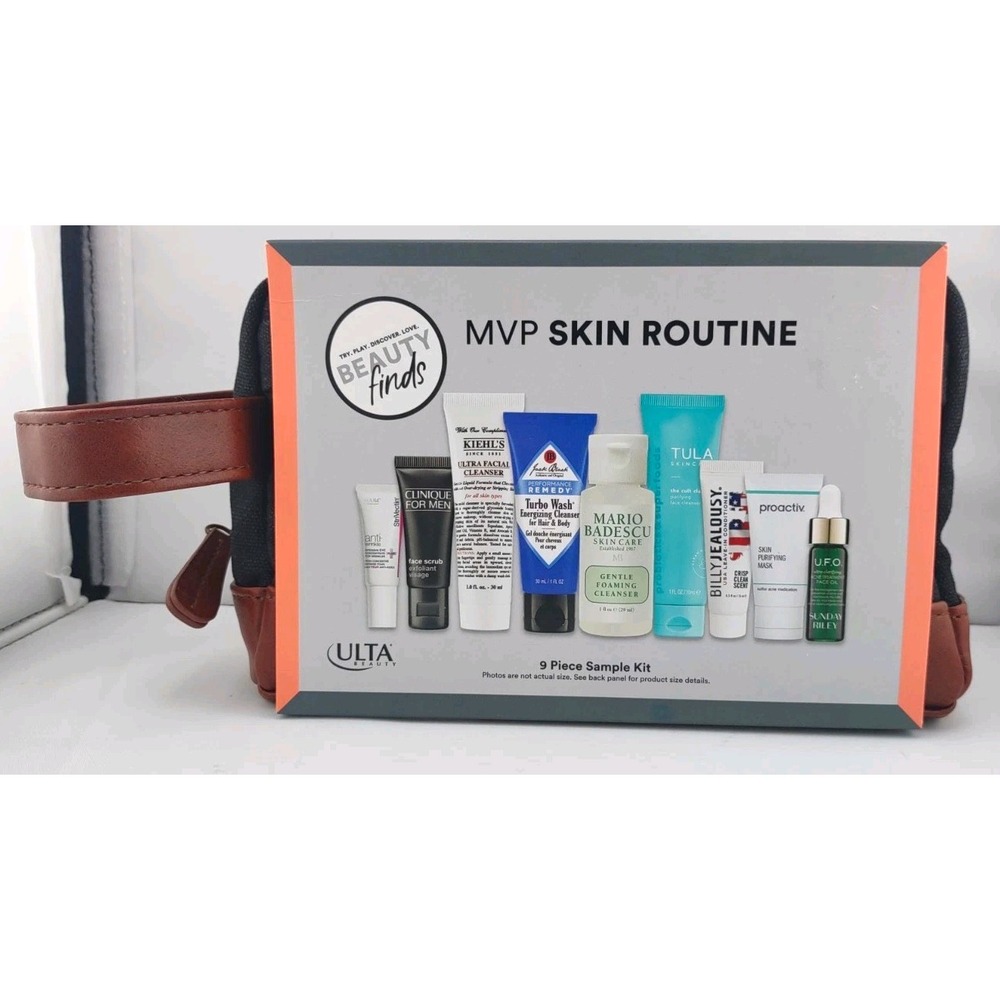 ULTA Beauty Finds MVP Men Skin Routine Sample Skin Care Set for Face Must Have!